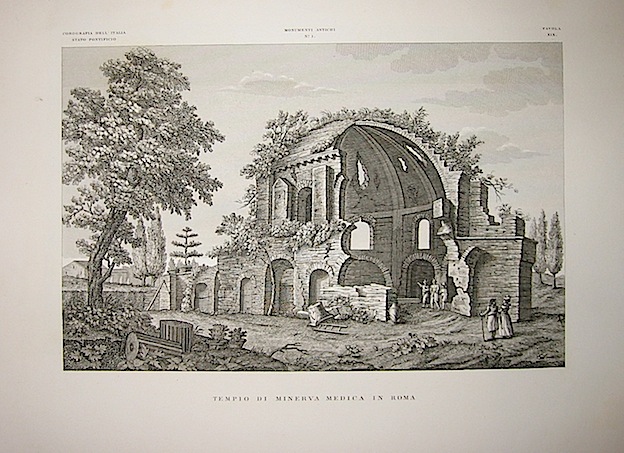 Giarré P. Tempio di Minerva Medica in Roma 1845 Firenze 